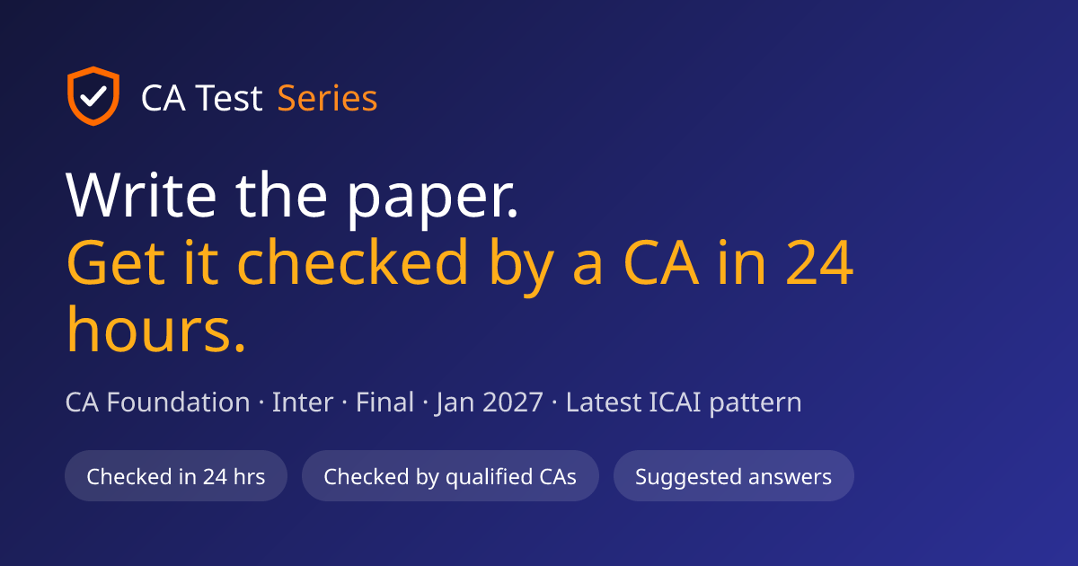Student Login | CA Test Series